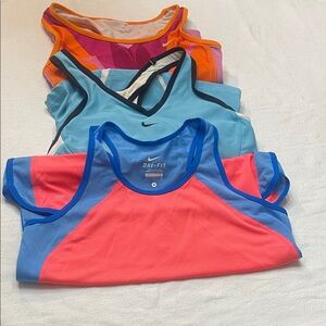 Nike Multicolor Dri-FIT Tank Tops